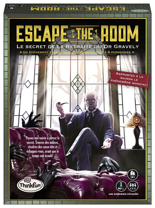 Jeu de réflexion Escape The Room Le Secret de la Retraite du Dr Gravety Ravensburger État correct - Ravensburger reconditionné disponible sur Fnac