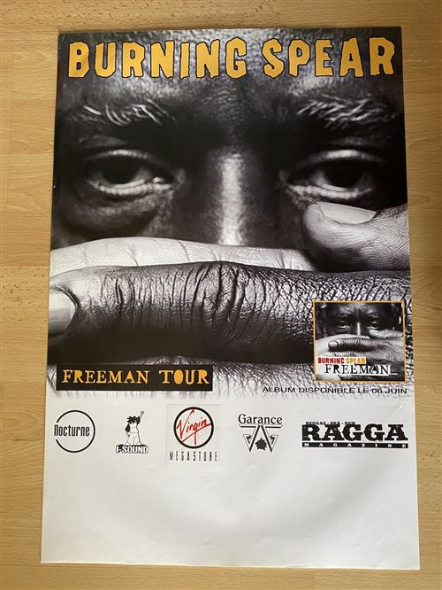 Burning Spear - Freeman Tour - 40x60cm - Affiche État correct - N/A reconditionné disponible sur Fnac