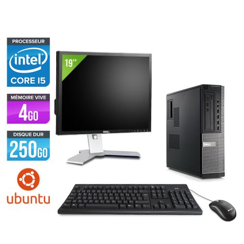 Acheter Pc Dell Optiplex 790 Desktop + Ecran 19'' - Noir - Intel Core i5-2400 / 3,10 GHz - RAM 4Go - HDD 250 Go - DVD - Gigabit Ethernet - Ubuntu / Linux État correct - 299,00 € Pc Dell Optiplex 790 Desktop + Ecran 19'' - Noir - Intel Core i5-2400 / 3,10 GHz - RAM 4Go - HDD 250 Go - DVD - Gigabit Ethernet - Ubuntu / Linux État correct - Dell reconditionné disponible sur Fnac