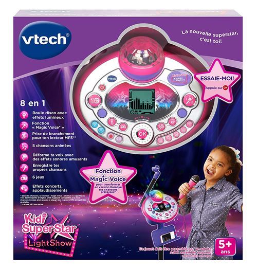 Jouet musical électronique Vtech Superstar Light Show Rose État correct - VTech reconditionné disponible sur Fnac