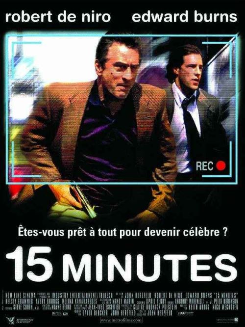 Acheter 15 Minutes AFFICHE CINEMA ORIGINALE État correct - 22,99 € 15 Minutes AFFICHE CINEMA ORIGINALE État correct - N/A reconditionné disponible sur Fnac