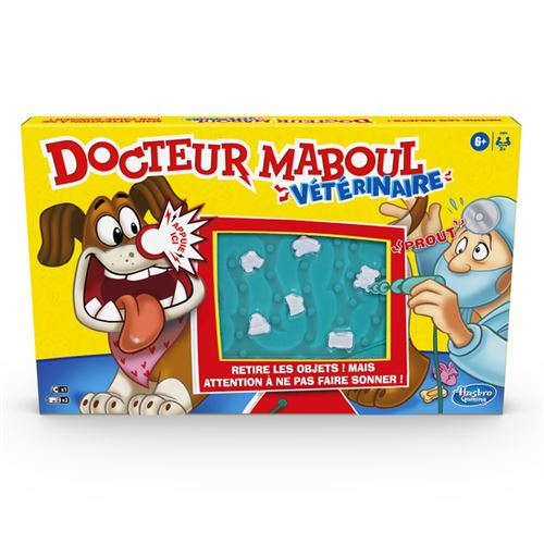 Jeu de société Hasbro Docteur Maboul vétérinaire État correct - Hasbro Gaming reconditionné disponible sur Fnac
