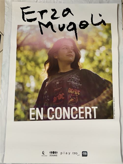 Acheter Erza Muqoli - En Concert - 70x100cm - Affiche État correct - 19,99 € Erza Muqoli - En Concert - 70x100cm - Affiche État correct - N/A reconditionné disponible sur Fnac