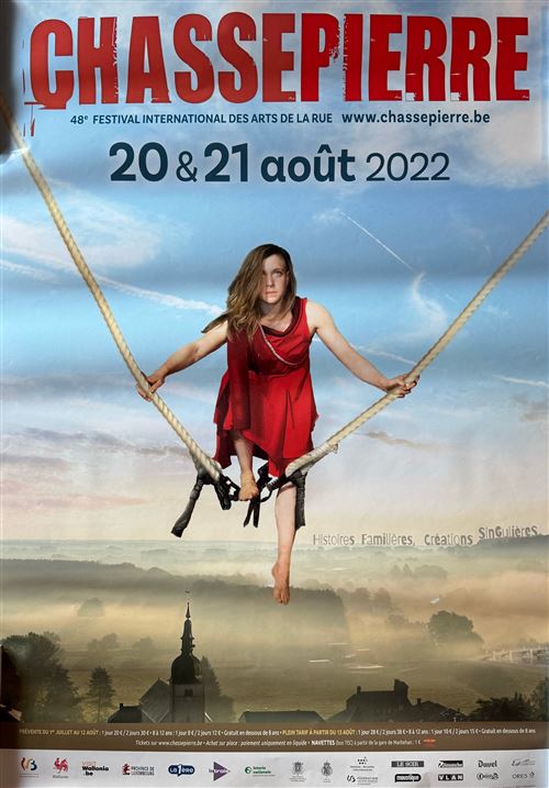 Affiche - Chassepierre - Festival international des arts de la rue 2022 - 70x100cm État correct - N/A reconditionné disponible sur Fnac