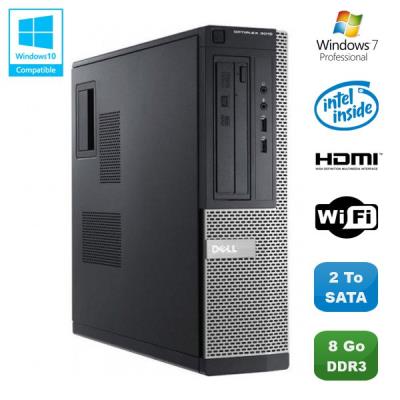 Pc dell optiplex 3010 dt intel g640 2.8ghz 8go 2to graveur wifi hdmi win 7 pro État correct - Dell reconditionné disponible sur Fnac