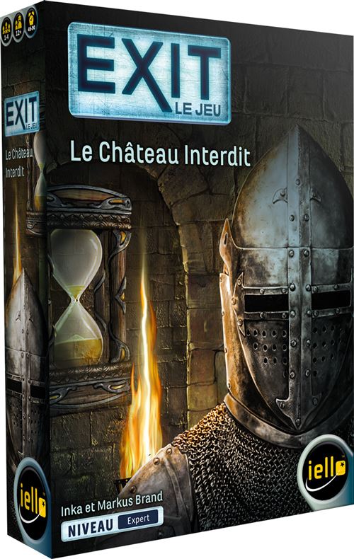 Jeu d'escape game Iello Exit Le chateau interdit État correct - Iello reconditionné disponible sur Fnac