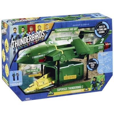 Thunderbirds Are Go - Supersize Thunderbird 2 + Thunderbird 4 - Véhicule 40 cm État correct - Thunderbirds (série télévisée) reconditionné disponible sur Fnac