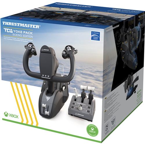 Acheter Gouvernail Pendulaire et Commandes des Gaz Thrustmaster TCA Yoke Pack Boeing Edition Xbox et PC État correct - 746,99 € Gouvernail Pendulaire et Commandes des Gaz Thrustmaster TCA Yoke Pack Boeing Edition Xbox et PC État correct - Thrustmaster reconditionné disponible sur Fnac