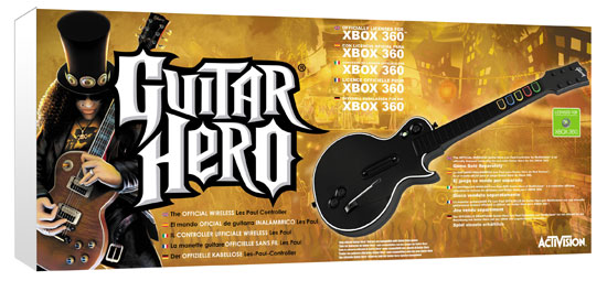 Guitare supplémentaire pour Guitar Hero Xbox 360 État correct - Activision Blizzard reconditionné disponible sur Fnac