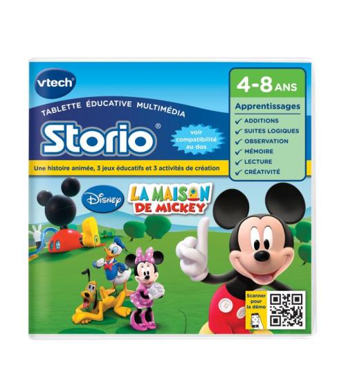 Acheter Jeux Storio Vtech La Maison de Mickey État correct - 19,95 € Jeux Storio Vtech La Maison de Mickey État correct - reconditionné disponible sur Fnac