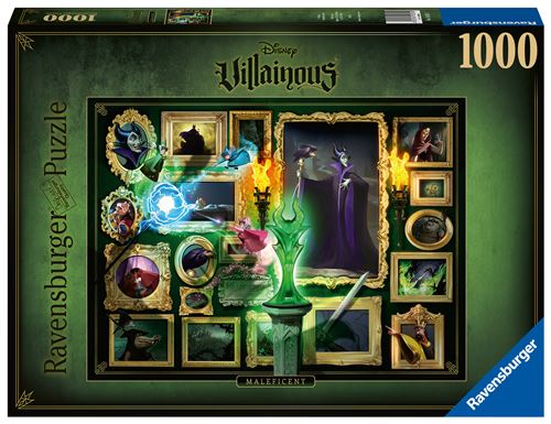 Puzzle 1000 pièces Ravensburger Collection Disney Villainous Maléfique État correct - Ravensburger reconditionné disponible sur Fnac