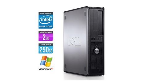 Optiplex 360 - core duo - 250go - xp pro État correct - N/A reconditionné disponible sur Fnac