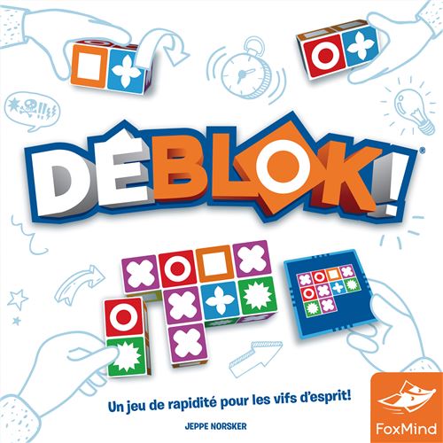Jeu de Casse-tête et de rapidité Asmodée Déblok État correct - Asmodee reconditionné disponible sur Fnac
