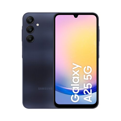 Smartphone Samsung Galaxy A25 6.5"" 5G Double nano SIM 128 Go Bleu Nuit
