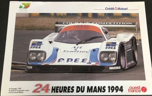 Acheter 24H du Mans - 1994 - Courage C32 - AFFICHE État correct - 29,99 € 24H du Mans - 1994 - Courage C32 - AFFICHE État correct - N/A reconditionné disponible sur Fnac