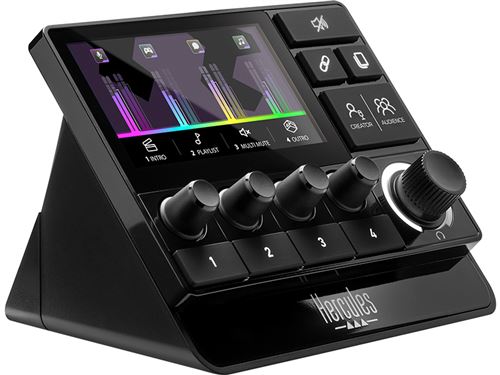 Audio controller Hercules Stream 200 XLR Noir État correct - Hercules reconditionné disponible sur Fnac