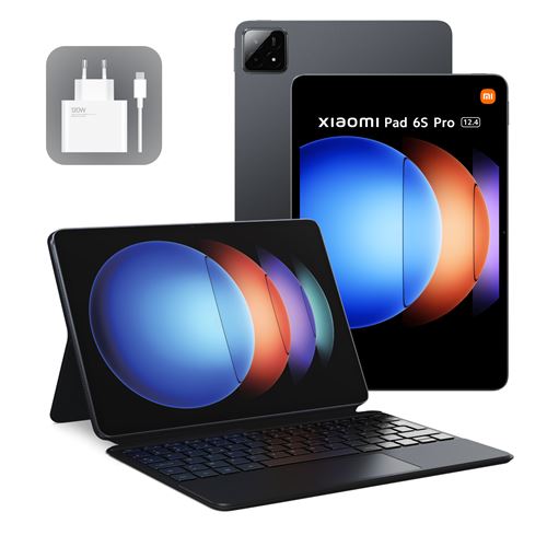 Pack Tablette Tactile Xiaomi Pad 6S Pro 12,4"" 256 Go Gris Anthracite + Pad 6S Pro Keyboard G État correct - Xiaomi reconditionné disponible sur Fnac