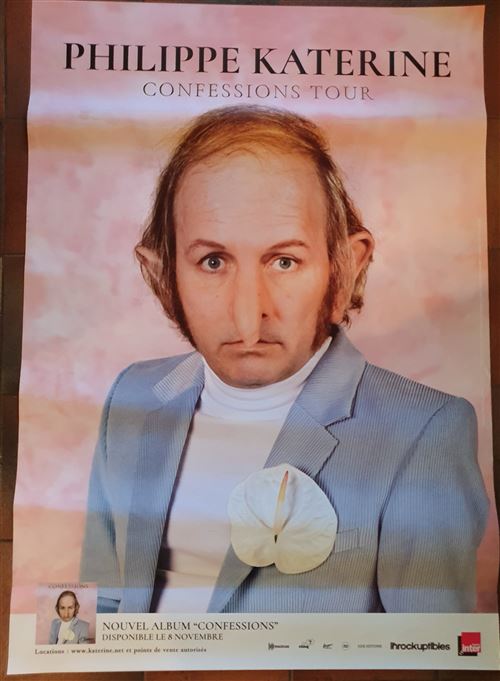 Philippe KATERINE - Confessions Tour - 70x100cm - Affiche État correct - N/A reconditionné disponible sur Fnac