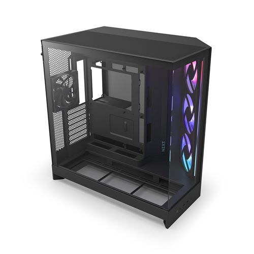 Acheter Boîtier PC NZXT H9 FLOW RGB 2025 moyen tour noir avec panneau latéral et avant verre trempé État correct - 130,99 € Boîtier PC NZXT H9 FLOW RGB 2025 moyen tour noir avec panneau latéral et avant verre trempé État correct - NZXT reconditionné disponible sur Fnac
