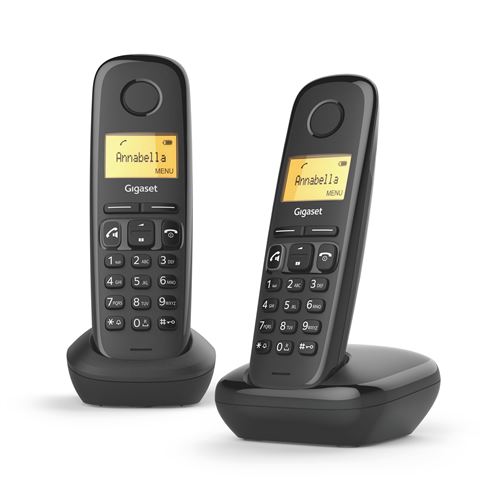 Téléphone sans fil Gigaset A270 Duo Noir État correct - Gigaset reconditionné disponible sur Fnac