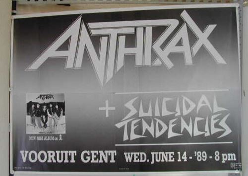 Anthrax - 72x102 cm - AFFICHE / POSTER État correct - N/A reconditionné disponible sur Fnac