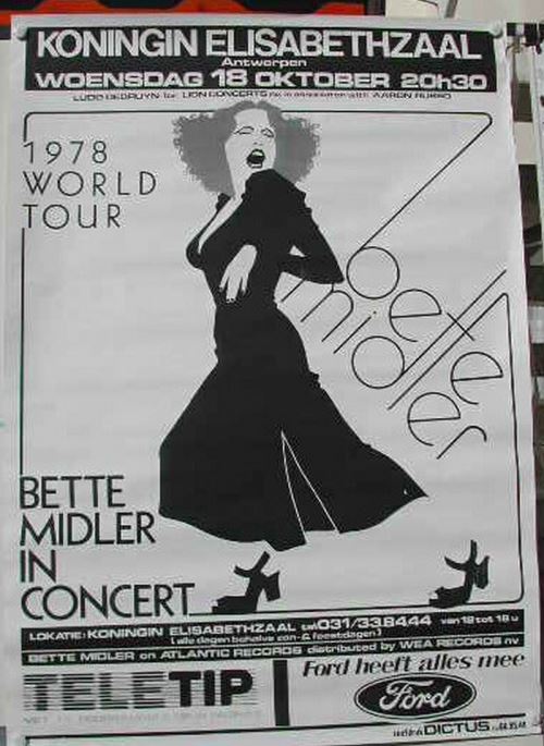 Acheter Midler Bette - 70x99 cm - AFFICHE / POSTER État correct - 104,99 € Midler Bette - 70x99 cm - AFFICHE / POSTER État correct - N/A reconditionné disponible sur Fnac