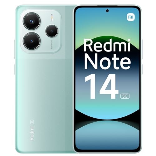 Acheter Smartphone Xiaomi Redmi Note 14 6,67"" 5G Double nano SIM 256 Go Vert corail État correct - 228,81 € Smartphone Xiaomi Redmi Note 14 6,67"" 5G Double nano SIM 256 Go Vert corail État correct - Xiaomi reconditionné disponible sur Fnac