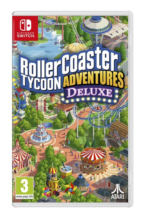 Acheter RollerCoaster Tycoon Adventures Deluxe Nintendo Switch État correct - 118,84 € RollerCoaster Tycoon Adventures Deluxe Nintendo Switch État correct - Just for Games reconditionné disponible sur Fnac