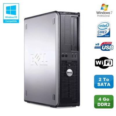 Pc dell optiplex 330 dt intel core 2 duo e4300 1.8ghz 4go ddr2 wifi 2to w7 pro État correct - Dell reconditionné disponible sur Fnac