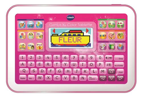 Acheter Tablette Genius XL Color Vtech Rose État correct - 40,99 € Tablette Genius XL Color Vtech Rose État correct - VTech reconditionné disponible sur Fnac