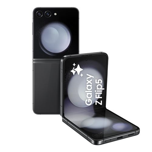 Acheter Smartphone Samsung Galaxy Z Flip5 6,7"" Nano SIM 5G 512 Go Graphite État correct - 319,00 € Smartphone Samsung Galaxy Z Flip5 6,7"" Nano SIM 5G 512 Go Graphite État correct - Samsung reconditionné disponible sur Fnac