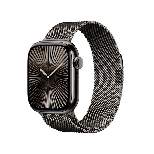 Acheter Apple Watch Series 10 GPS + Cellular 42mm Boîtier en Titane Ardoise avec Bracelet Milanais Ardoise État correct - 606,99 € Apple Watch Series 10 GPS + Cellular 42mm Boîtier en Titane Ardoise avec Bracelet Milanais Ardoise État correct - Apple reconditionné disponible sur Fnac