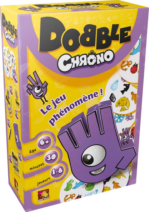 Acheter Jeu de cartes Asmodée Dobble Chrono État correct - 19,00 € Jeu de cartes Asmodée Dobble Chrono État correct - Asmodee reconditionné disponible sur Fnac