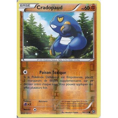 Acheter Carte Pokemon - XY11 - Offensive Vapeur - Cradopaud - PV 60 - 58/114 - Holo Reverse - VF État correct - 16,00 € Carte Pokemon - XY11 - Offensive Vapeur - Cradopaud - PV 60 - 58/114 - Holo Reverse - VF État correct - Asmodee reconditionné disponible sur Fnac