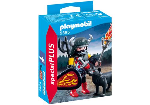 Playmobil Special Plus 5385 Guerrier avec loup État correct - Playmobil reconditionné disponible sur Fnac