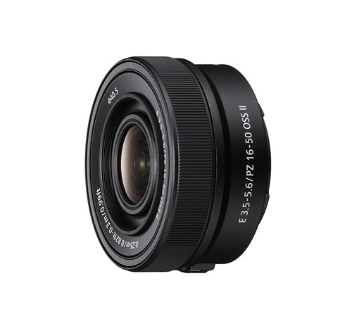 Objectif zoom Sony E PZ 16-50mm f/3.5-5.6mm OSS II Noir pour Monture Sony E État correct - Sony reconditionné disponible sur Fnac
