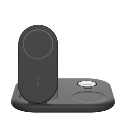 Socle de recharge 3 en 1 aimanté et pliable Belkin Boost Charge Noir État correct - Belkin reconditionné disponible sur Fnac