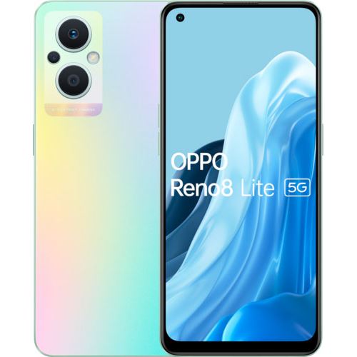 OPPO Reno 8 Lite 16,3 cm (6.43"") Double SIM Android 11 5G USB Type-C 8 Go 128 Go 4500 mAh Multicolore État correct - Oppo reconditionné disponible sur Fnac
