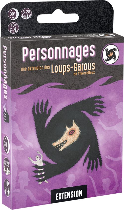 Jeu d’ambiance Asmodee Loups-Garous Ext Personnages Version Eco État correct - Asmodee reconditionné disponible sur Fnac