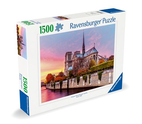 Puzzle 1500 pièces Ravensburger Pittoresque Notre-Dame État correct - Ravensburger reconditionné disponible sur Fnac
