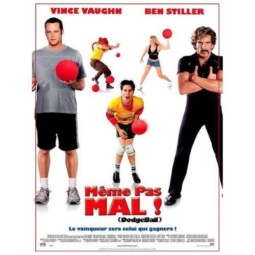 Même pas mal (Dodgeball) - 2004 - Ben Stiller, Christine Taylor - 40x60cm - Affiche de cinéma originale pliée État correct - N/A reconditionné disponible sur Fnac