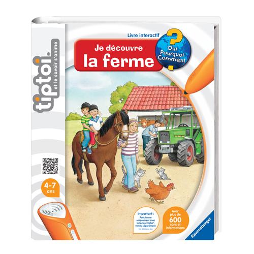 Acheter Livre Tiptoi Je découvre la ferme Ravensburger État correct - 13,17 € Livre Tiptoi Je découvre la ferme Ravensburger État correct - Ravensburger reconditionné disponible sur Fnac