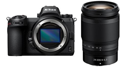 Appareil photo hybride Nikon Z 6II noir + Z 24-200mm f/4-6.3 VR État correct - Nikon reconditionné disponible sur Fnac