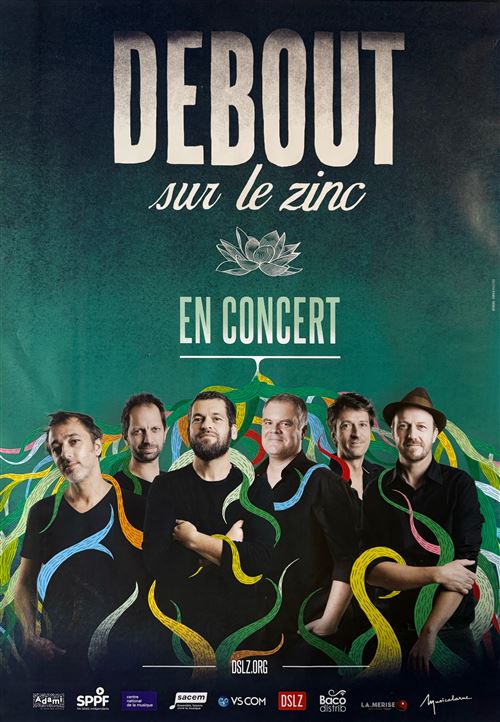 Affiche - Debout sur le Zinc - En Concert - 70X100cm État correct - N/A reconditionné disponible sur Fnac