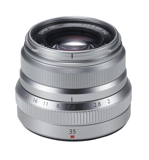 Objectif hybride Fujifilm XF 35mm f/2 R WR silver État correct - Fujifilm reconditionné disponible sur Fnac