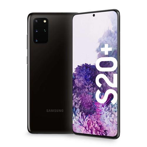 Samsung Galaxy S20+ 5G - 5G smartphone - double SIM - RAM 12 Go / Mémoire interne 128 Go - microSD slot - écran OEL - 6.7"" - 3200 x 1440 pixels (120 Hz) - 4x caméras arrière 12 MP, 12 MP, 64 MP, 0,3 MP - front camera 10 MP - noir cosmique État correct - Samsung reconditionné disponible sur Fnac