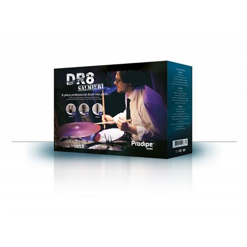 Micros filaires PRODIPE DR8 CLAUDE SALMIERI Kit percussions État correct - Prodipe reconditionné disponible sur Fnac