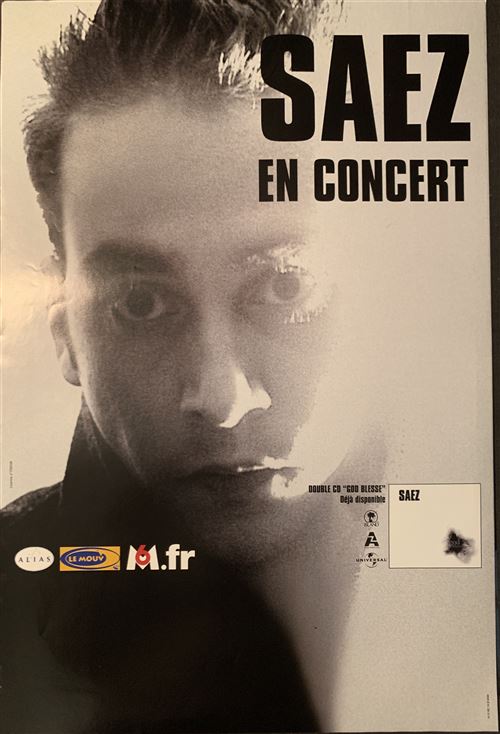 SAEZ - God Blesse - 40x60cm - Affiche État correct - N/A reconditionné disponible sur Fnac