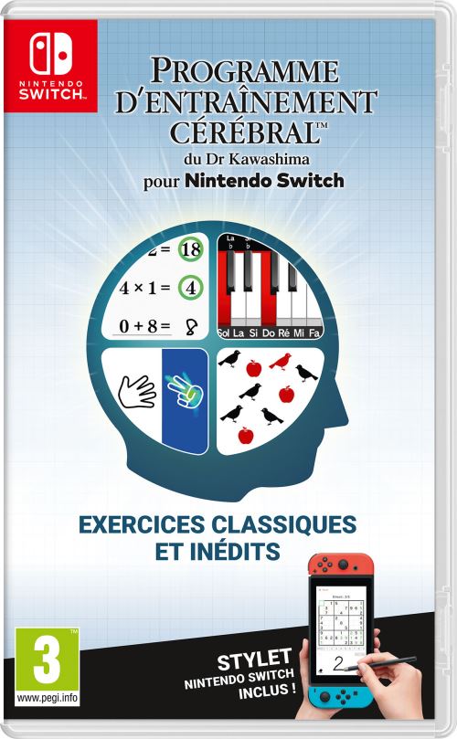 Programme d'entraînement cérébral du Dr Kawashima Nintendo Switch État correct - Nintendo reconditionné disponible sur Fnac