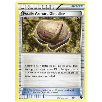 Acheter Carte Pokemon - XY11- Offensive vapeur - Fossile Armure Dinoclier - Dresseur - 98/114 - Peu Commune - VF État correct - 16,00 € Carte Pokemon - XY11- Offensive vapeur - Fossile Armure Dinoclier - Dresseur - 98/114 - Peu Commune - VF État correct - Asmodee reconditionné disponible sur Fnac